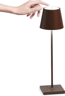 Produktbild von Zafferano Poldina Pro Dimmbare LED-Tischlampe aus Aluminium H 38 cm