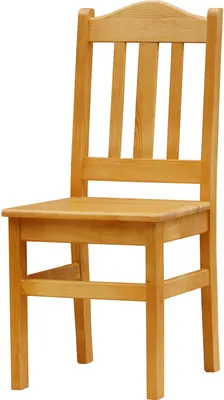 Produktbild von Holzstuhl aus massivem Kiefernholz in der Farbe Alder