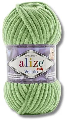 Obrázok produktu pre Alize 1x 100 g Velluto hrubá vlna, jednofarebná, ženilková, háčkovanie, pletenie (103)