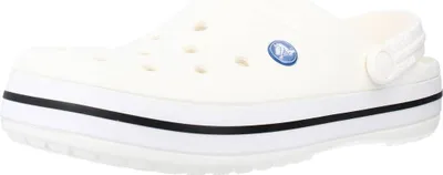 Produktbild von Crocs Crocband Clog Weiß / Schwarz - Pantoletten - 11016-100