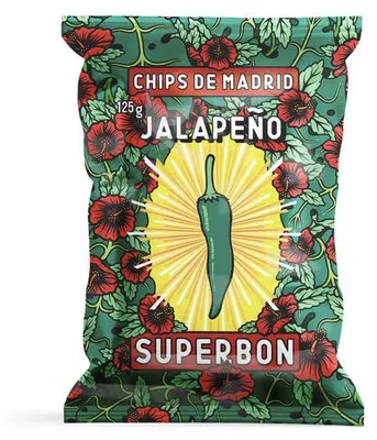 Zdjęcie produktu dla SUPERBON Chipsy z Madrytu o smaku jalapeno 125 g