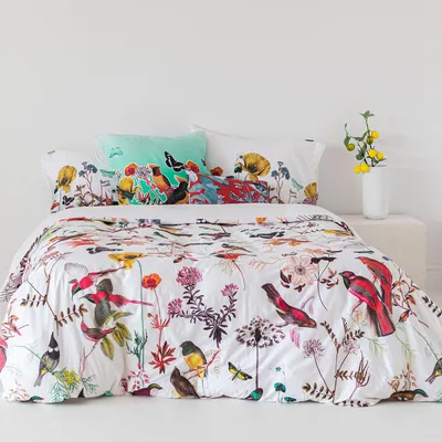 Produktbild von Birds of paradise Bettbezug  155 x 220 cm 100% Baumwolle Hergestellt in Europa