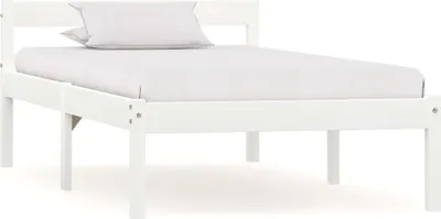 Obrázek produktu pro Rám postele bílý masivní borové dřevo 90 x 200 cm