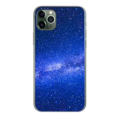 Produktbild von MuchoWow® Handyhülle Schutzhülle Hülle für iPhone 11 Pro Max Sternenhimmel - Universum - Blau - Jungen - Mädchen - Kinder Silikon Softcase Handy Hülle - Schutz