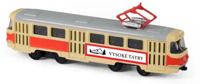 Produktbild von Retro-Straßenbahn aus Metall, 16 cm, Hohe Tatra