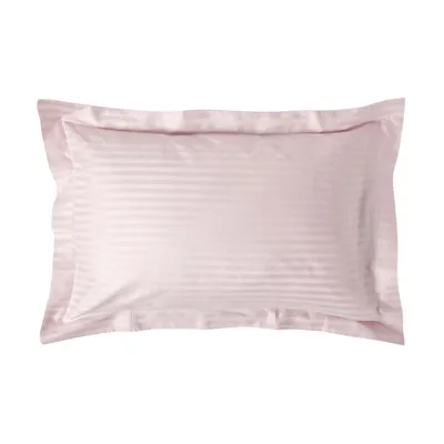 Produktbild von HOMESCAPES Kopfkissenbezug mit Stehsaum Fadendichte 330 Violett, 48 x 74 cm