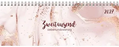 Produktbild von Tischquerkalender Style Marmor 2027