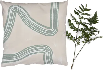 Produktbild von MuchoWow® Zierkissen Sofakissen Wohnzimmer Dekokissen 45x45 cm Linie - Abstrakt - Design - Schlafpolster - Polster für das Sofa