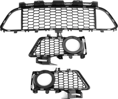 Immagine prodotto di Griglia paraurti a nido d'ape nera sinistra + destra per BMW Serie 3 F30 F31 dal 2011-2019