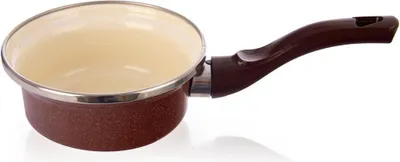 Image de Casserole émaillée MARRON 12 cm, 350 ml