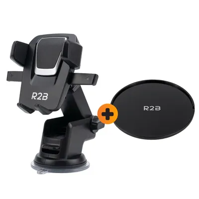 Productafbeelding van R2B Telefoonhouder Auto met Zuignap – Voor Raam en Dashboard – Inclusief Dashboardpad
