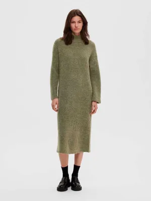 Produktbild von Selected Maline Langarmkleid Grün M Frau Grün M