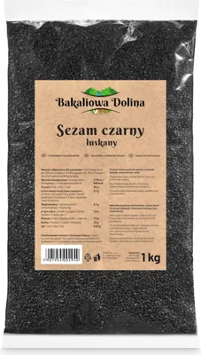 Produktbild von Schwarzer Sesam 1 KG - Sushi-Zutat - Geschält - Sesamsamen - Vielseitig verwendbar