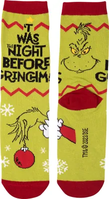 Produktbild von The Grinch Socken für Damen - Twas the night before Grinchmas Sneaker Frauen Grün 39-42