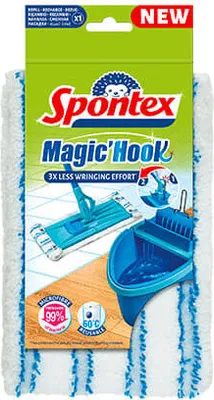 Produktbild von Spontex Magic Hook Wischmopp Ersatzteil 35 x 14 cm