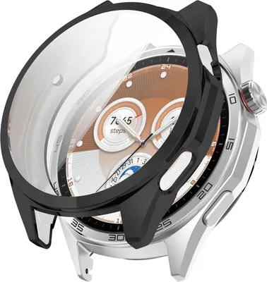 Produktbild von TPU Schutzhülle für Huawei Watch GT 6 46mm elektroplattiertem Rahmen Schwarz