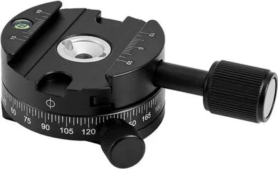 Obrázek produktu pro 360° panoramatický adaptér na stativ pro digitální zrcadlovky s upevněním na stativ a funkcí monopod, černý