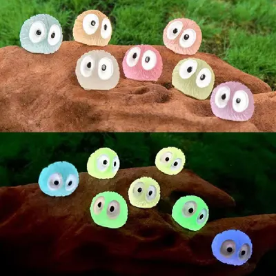 Produktbild von Glow in the Dark Mini - Figuren - 14er - Set - Mehrfarbig - Höhe 1cm