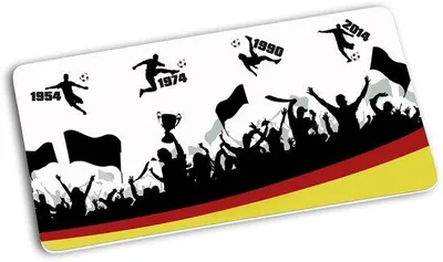Produktbild von Fußball-Spieltafel aus Melamin, 23,5 x 14,5 x 0,5 cm, buntdruck