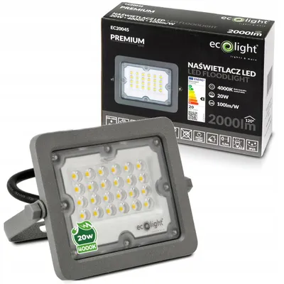 Produktbild von LED-Scheinwerfer PREMIUM, Reflektor, 20W, 4000K, 2000lm, IP65, neutrale Farbwiedergabe
