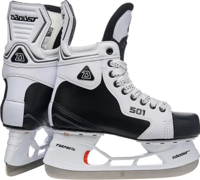 Image de Daoust 501 Patins à glace pour hockey sur glace senior, Blanc, Largeur : Regular, Taille : 8.0 = EU 43