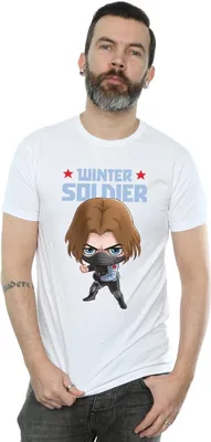 Produktbild von Marvel - T-Shirt für Herren BI43403 (XL) (Weiß)
