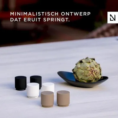 Productafbeelding van Zout- en peperstrooier set met een modern, minimalistisch design - Koelgrijs