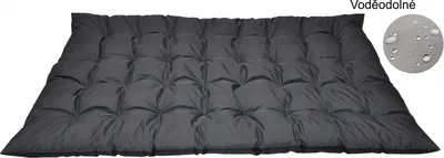 Obrázek produktu pro Matrace zahradní MAXI 180x115 cm - antracit voděodolná