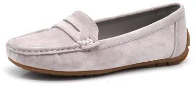 Immagine prodotto di IF Fashion FT245 - Mocassini da donna con strass, in pelle scamosciata, taglia 38 EU