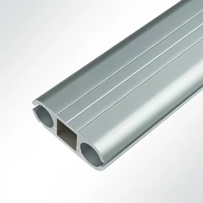 Produktbild von Lysel® Doppelkederschiene Aluminium 0° eloxiert für 6-15mm Keder L: 2m