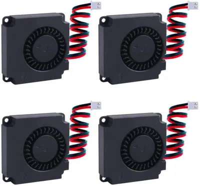 Produktbild von Set aus vier leisen Mini-Lüftern für 3D-Drucker und elektronische Geräte