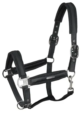 Obrázok produktu pre Waldhausen Nylonová ohlávka Breath Halter Black WB