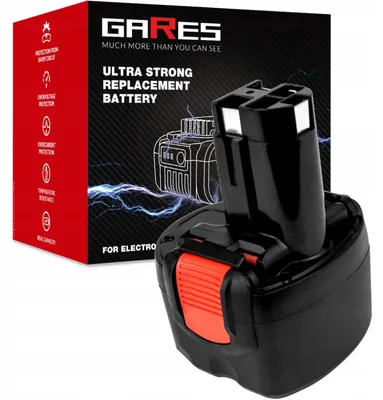 Obrázek produktu pro Gares Sada článků pro repasi akumulátoru Bosch BAT100 GSR 9.6-2 EXACT 7 | 9,6 V 1.5 Ah Inny | Výměnný balíček pro nářadí | Vysoký výkon Gares®