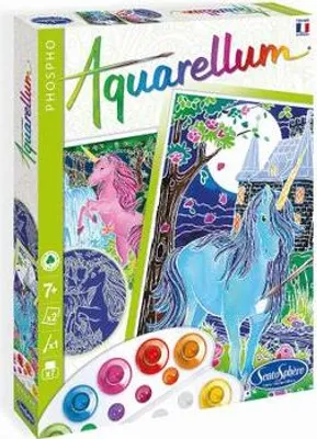 Immagine prodotto di Sentosphere - Unicorno fosforescente ad acquerello