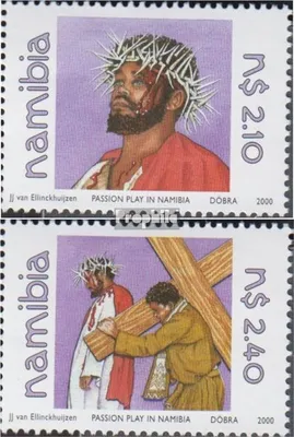 Produktbild von Briefmarken Namibia - Südwestafrika 2000 Mi 1015-1016 (kompl.Ausg.) postfrisch Passionsspiele Missionsstation