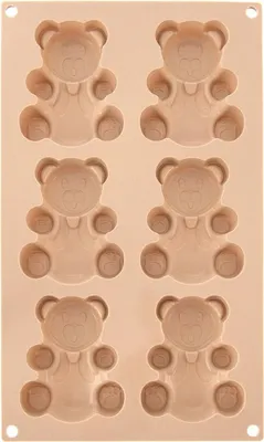 Produktbild von Silikonform für Kekse, Plätzchen, Cupcakes, Teddybären