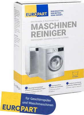 Produktbild von Maschinenreiniger EUROPART für Waschmaschine Geschirrspüler eine Anwendung 200g