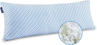 Produktbild von Ganzkörperkissen 136 x 51 cm, Memory-Foam, kühlender Bezug, Reißverschluss, für Seitenschläfer