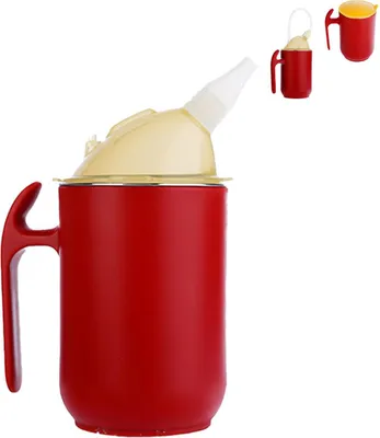 Produktbild von 400ml Pflegebecher, Trinkbecher mit Griff – für ältere Menschen, Schwangere & Pflegebedürftige
