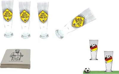 Produktbild von Save Water Drink Beer…plus 2 Germany Gläser