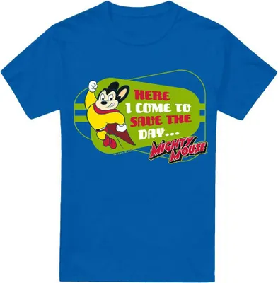 Produktbild von Mighty Mouse - "Here I Come" T-Shirt für Herren TV13529 (XXL) (Königsblau)