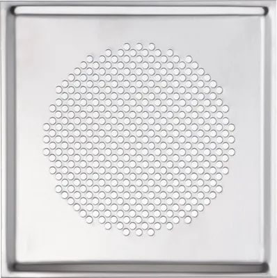 Produktbild von Zehnder Designgitter CLRF/TVA Venezia Edelstahl