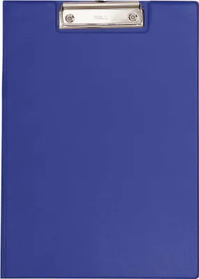 Produktbild von MAUL Schreibmappe A4 Hochformat Karton Folie blau