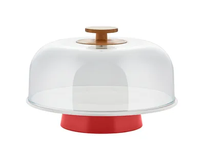 Immagine prodotto di Alessi Mattina - Etagere in porcellana, rosso
