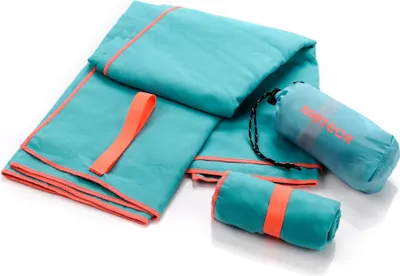 Produktbild von Handtuch Sporttuch schnelltrocknend Mikrofaserhandtuch Größe XL 110 x 175 cm türkis