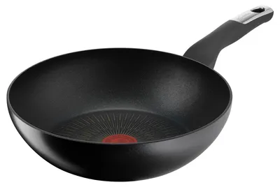 Wok 28 cm, Titanium-Beschichtung, kratzfest, für Induktion