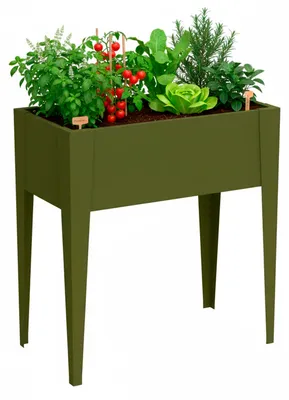 Produktbild von Westmann Vedura S Metall Balkon Hochbeet Olive