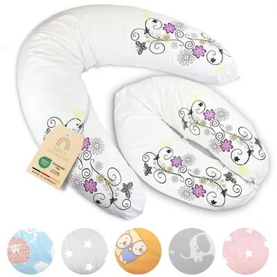Image de Coussin d'allaitement XXL pour la grossesse et l'allaitement