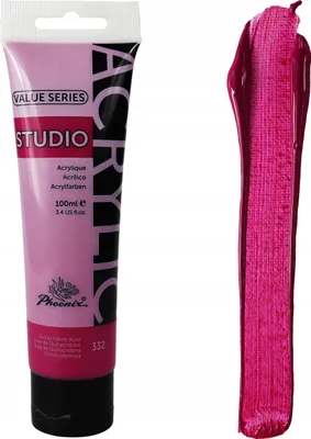 Produktbild von Künstler Rosa Acrylfarbe Phoenix 332 Quinacridone Rose 100ml