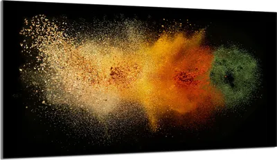 Produktbild von Herdabdeckplatte 90x52 Glaskeramikkochfeld Abdeckung Spritzschutz Glasplatte Deko Schneidebrett, Gewürze Bunt